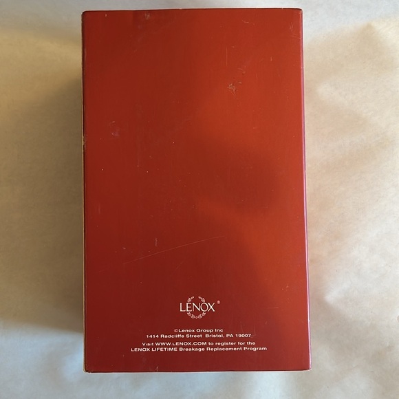 EUC Lenox bride and groom 2008 crystal Christmas ornament in original box - Picture 11 of 16